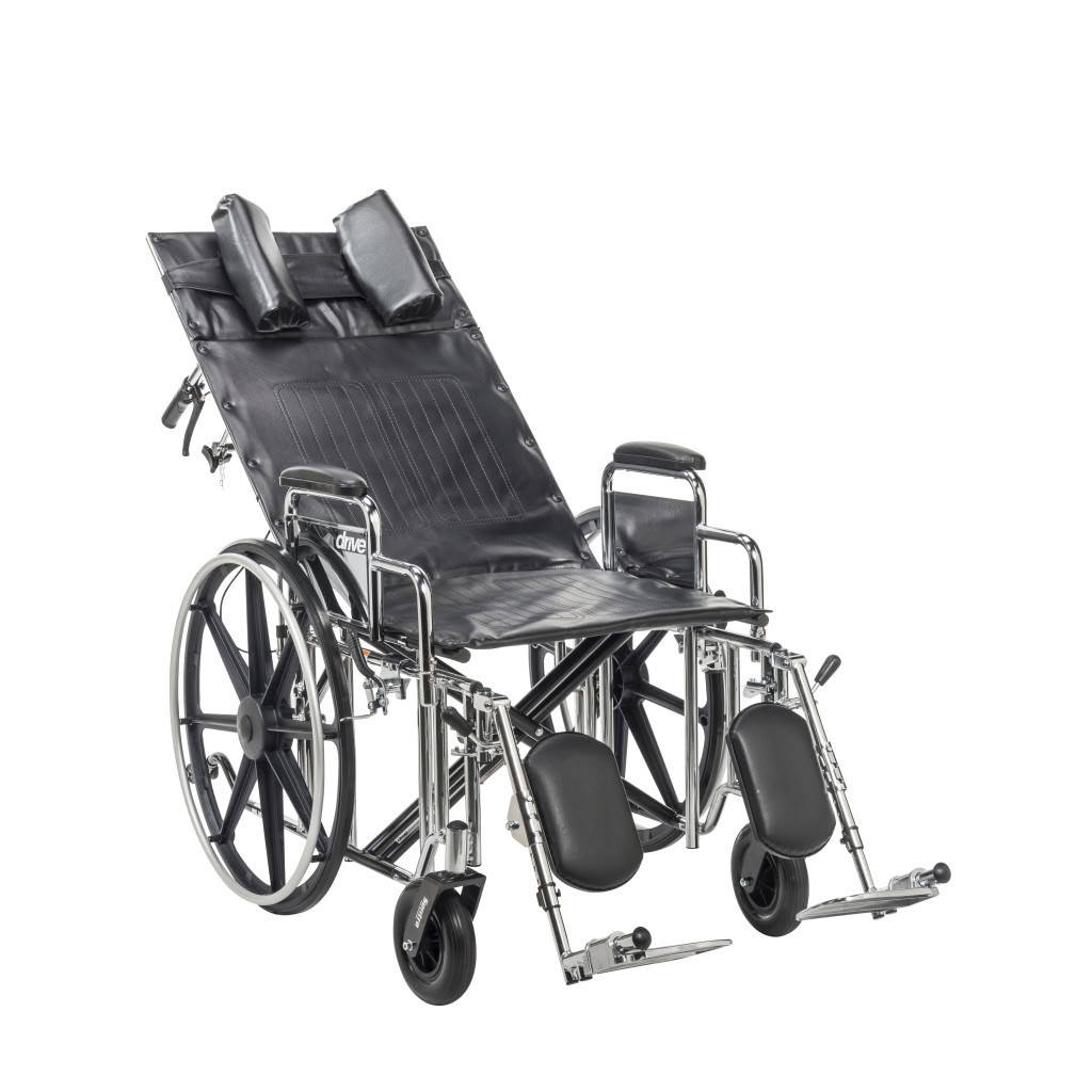 Deluxe Sentra Full Reclining Wheelchair 90 degree Recline