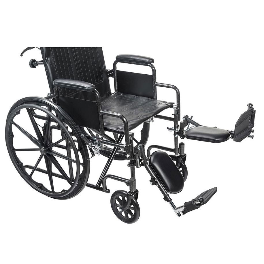 Silver Sport Full Reclining Wheelchair Legrest