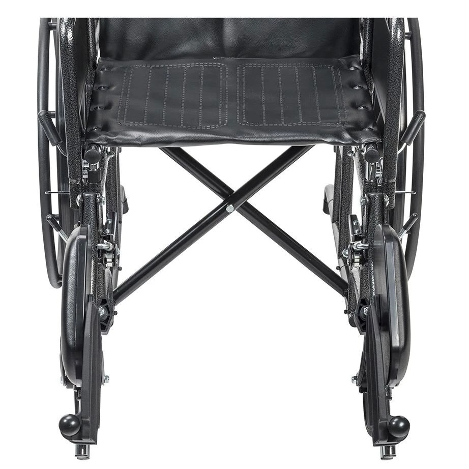 Silver Sport Full Reclining Wheelchair Folded Legrest