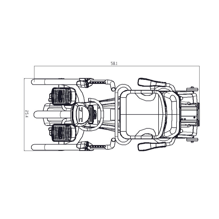 T4r-h Cross Trainer Dimensions
