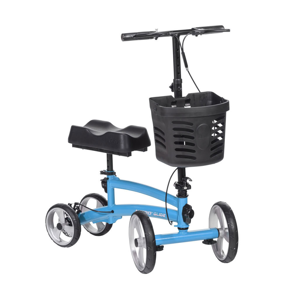 Nitro Glide Knee Walker Right Blue