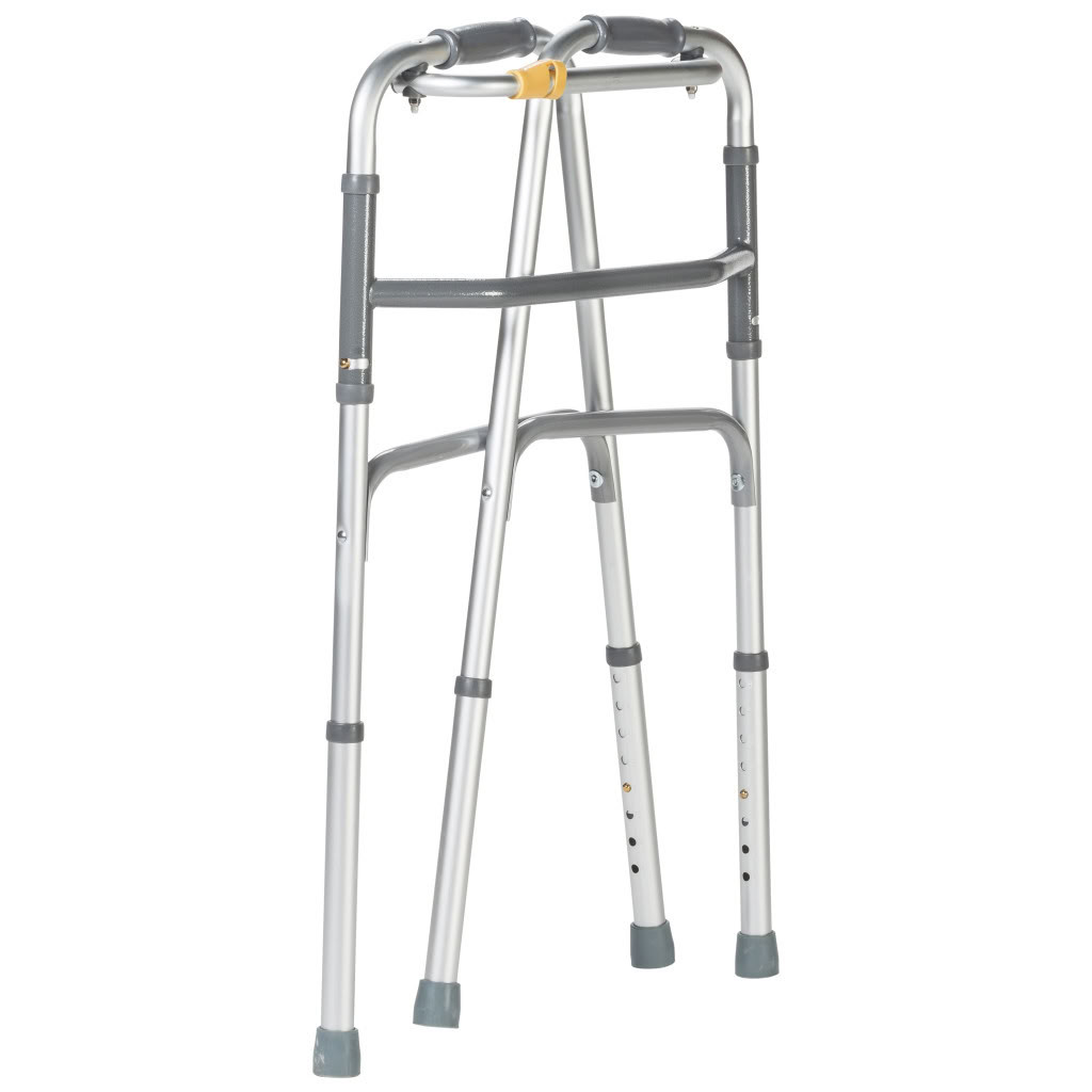 AirgoOne Touch Button Folding Walker Folded