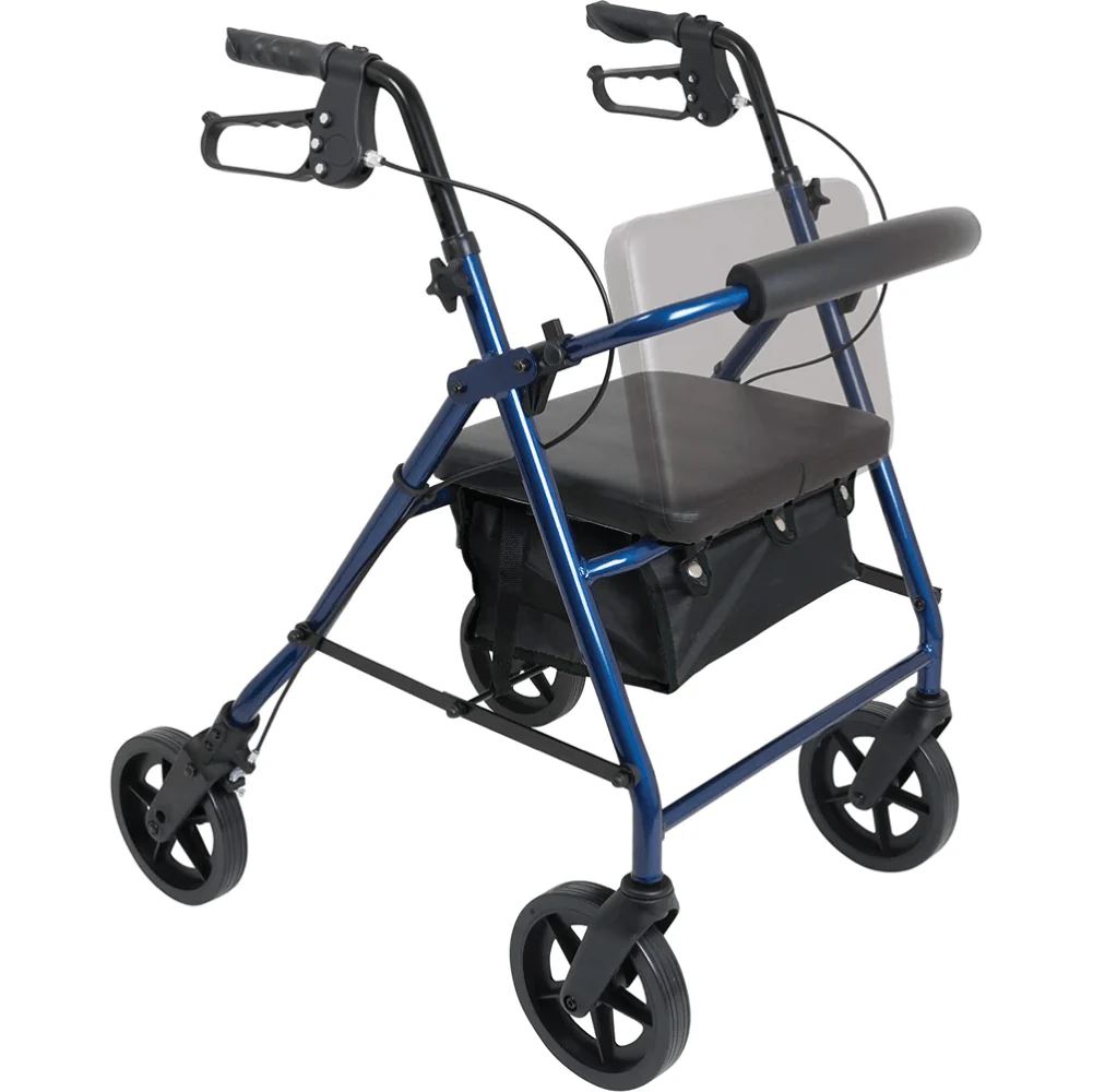 Carex Classics Rolling Walker with Seat