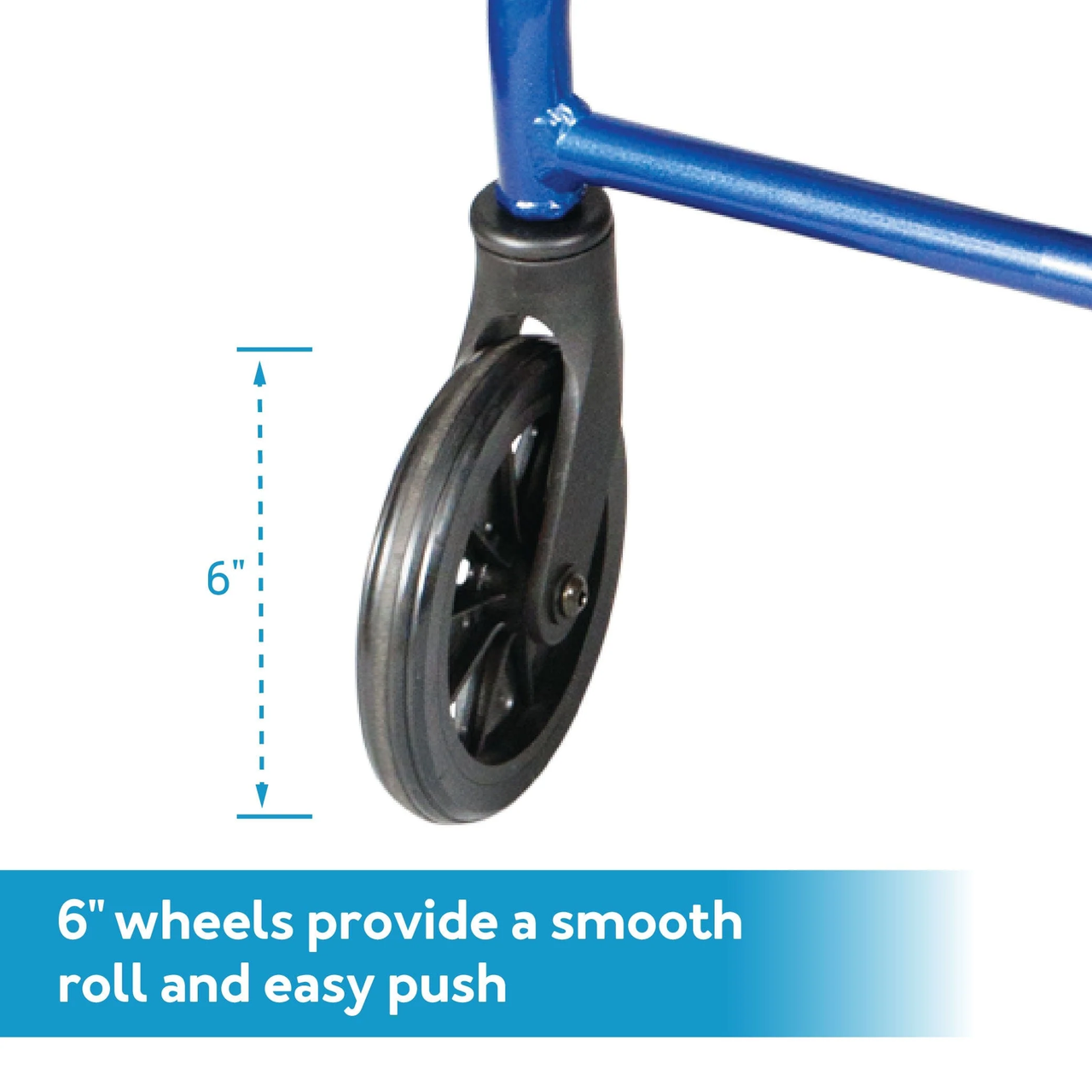 Carex Classics Rolling Walker Wheels