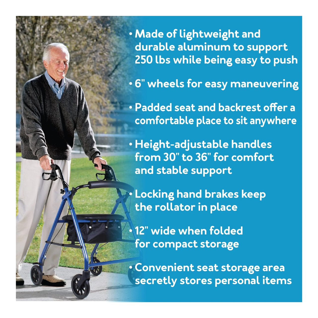 Carex Classics Rolling Walker Lifestyle