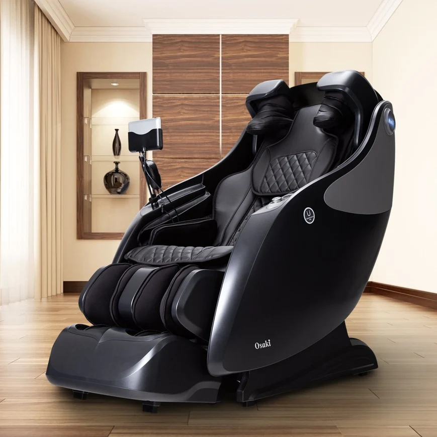 4D Master Massage Chair Black Lifestyle