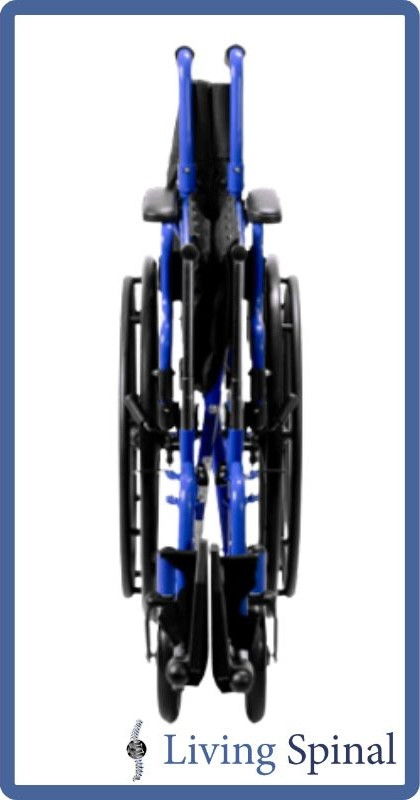 Invacare EasyGlides Manual Wheelchair When Folded Living Spinal