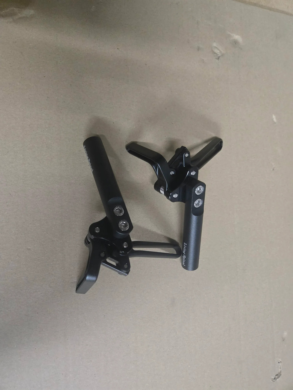 BOA Push-2-Lock Wheelchair Brakes Black
