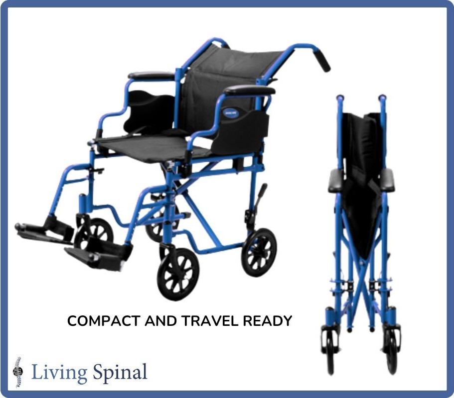 Invacare EasyGlide Flex Transport Compact Design Living Spinal