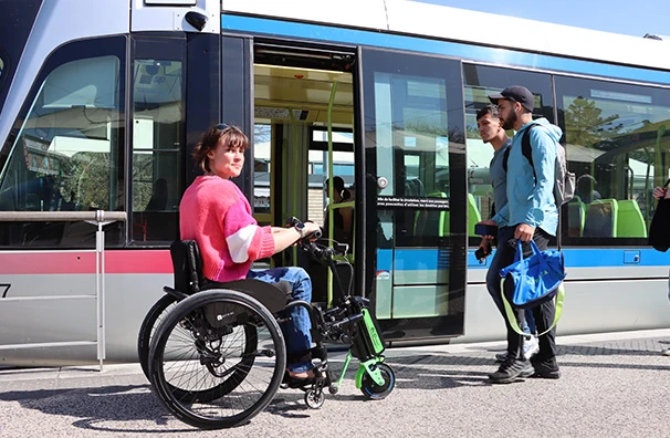 ECO Travel BX Power Add-On on the bus