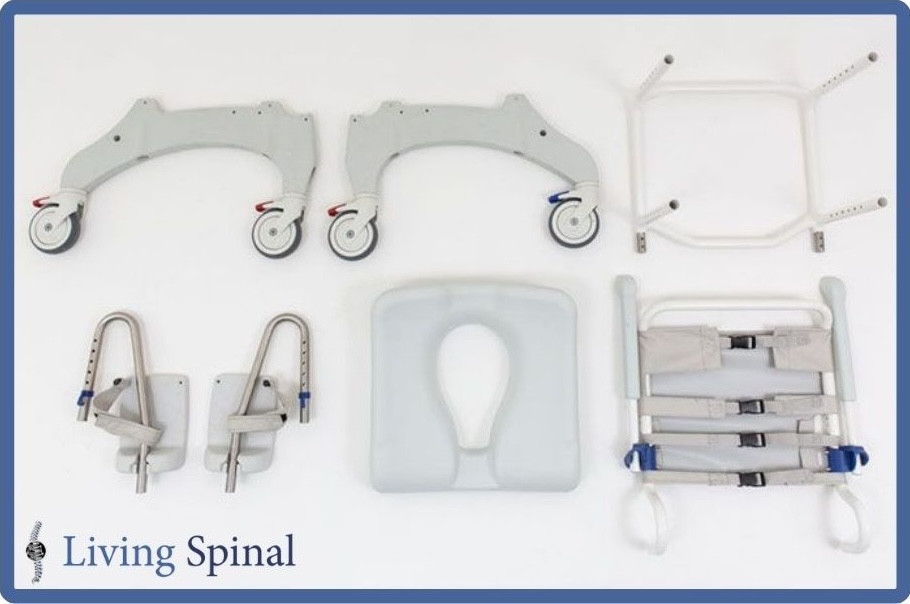 Aquatec Ocean Ergo VIP Product Parts Disassembled Living Spinal