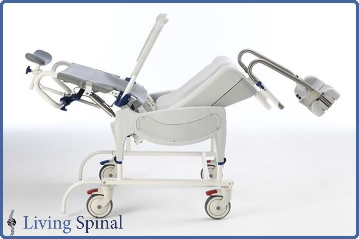 Invacare Ocean Ergo Dual VIP Product in Tilt Mode Living Spinal