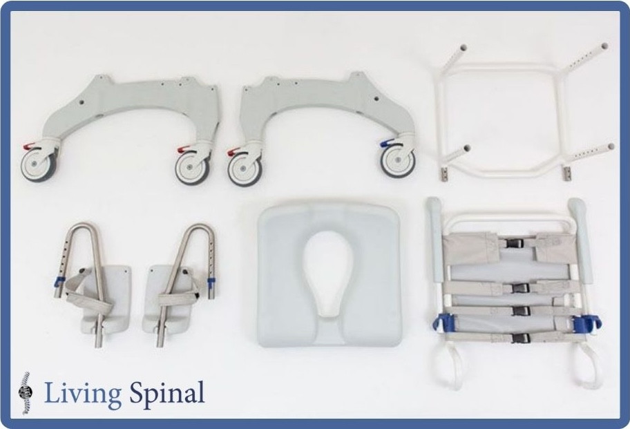 Invacare Ocean Ergo Dual VIP Product Disassembled Parts Living Spinal