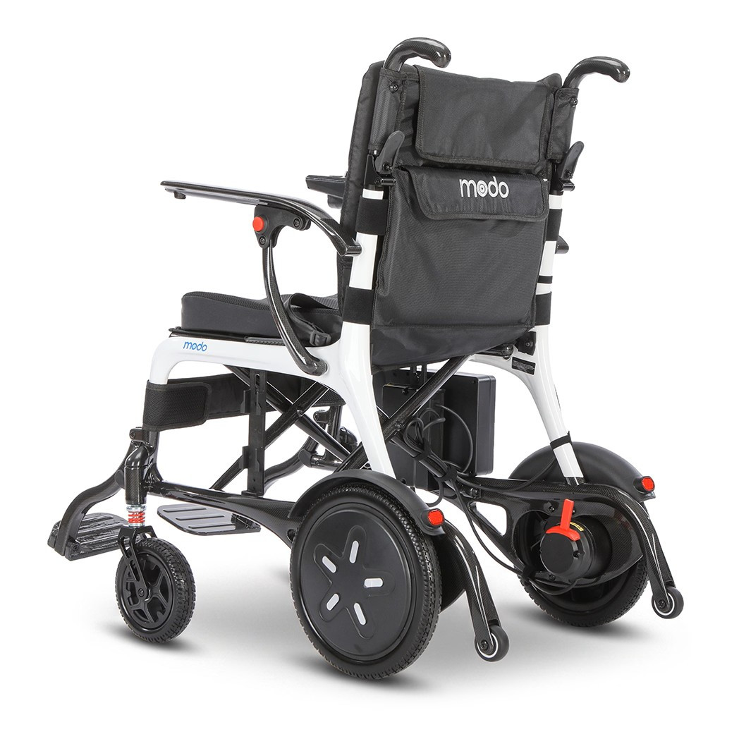  Modo Breeze Foldable Electric Wheelchair RearView Left