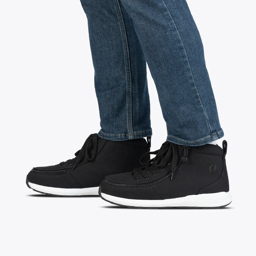 Billy Goat Classic High Tops Black_Full Wrap Zip