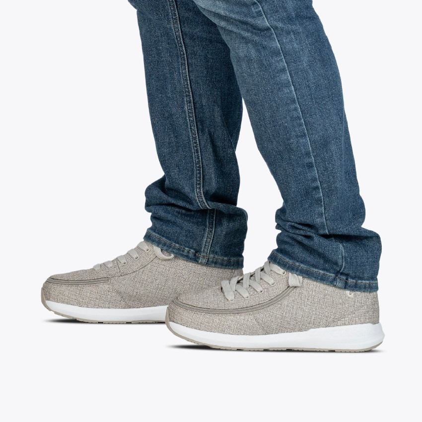 Billy Goat Classic High Tops Grey_Full Wrap Zip