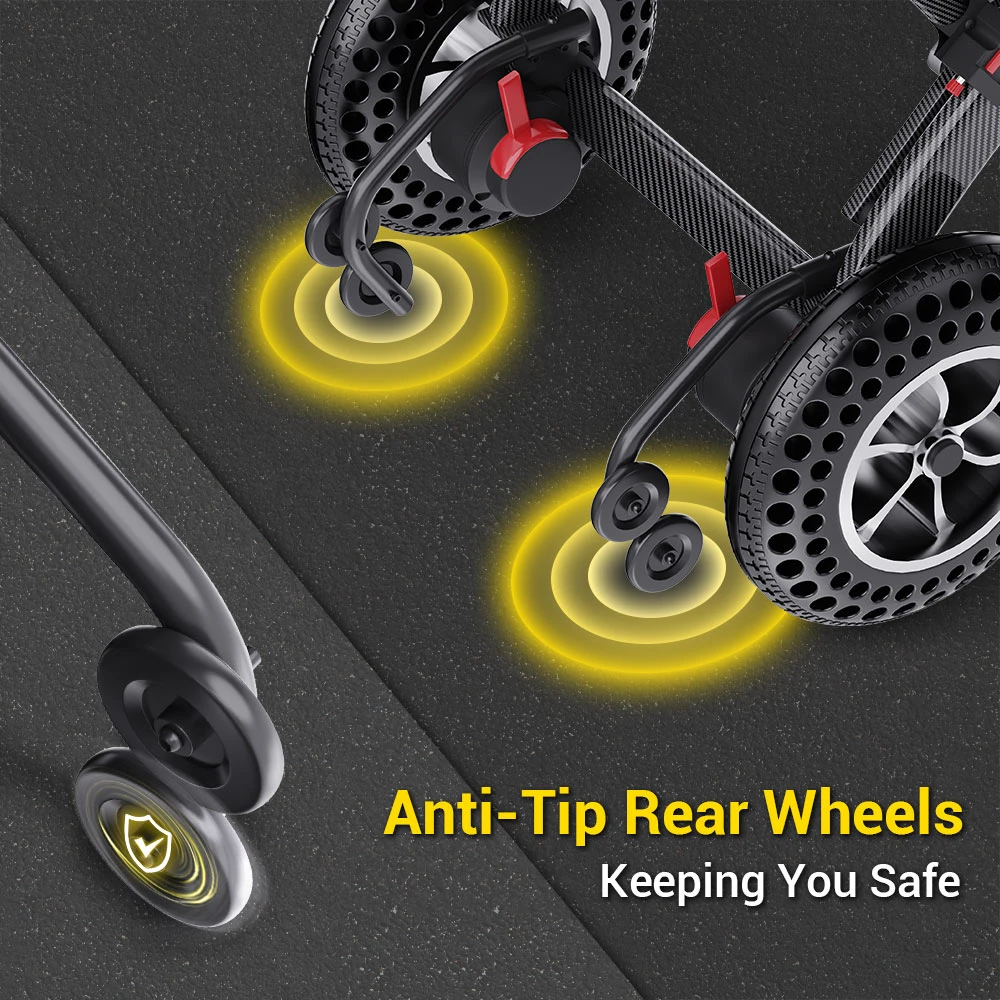 Easwe B10 Foldable Electric Wheelchair Anti-Tip
