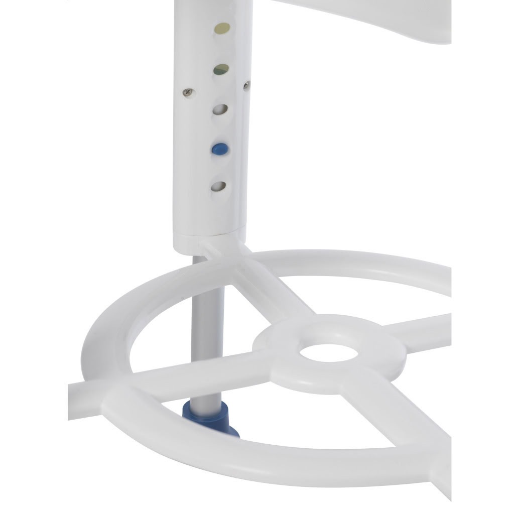 Swivel Seat Shower Stool Lower Shelf