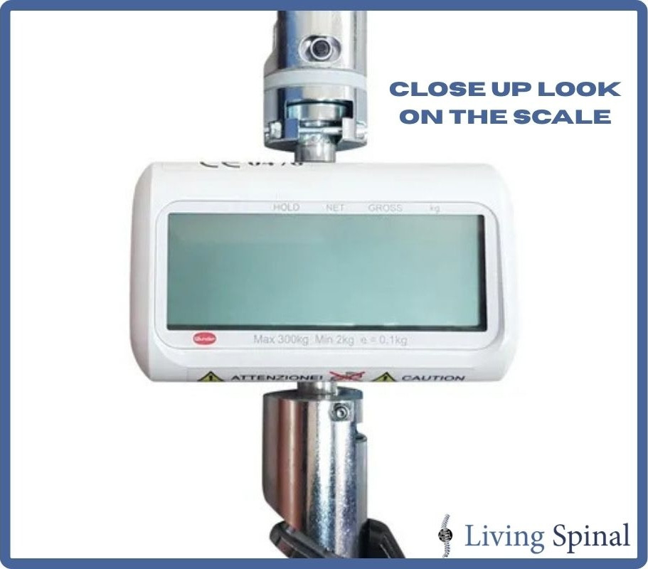 Invacare BLS5 RS300 Patient Scale Product Close up Look on the scale Living Spinal