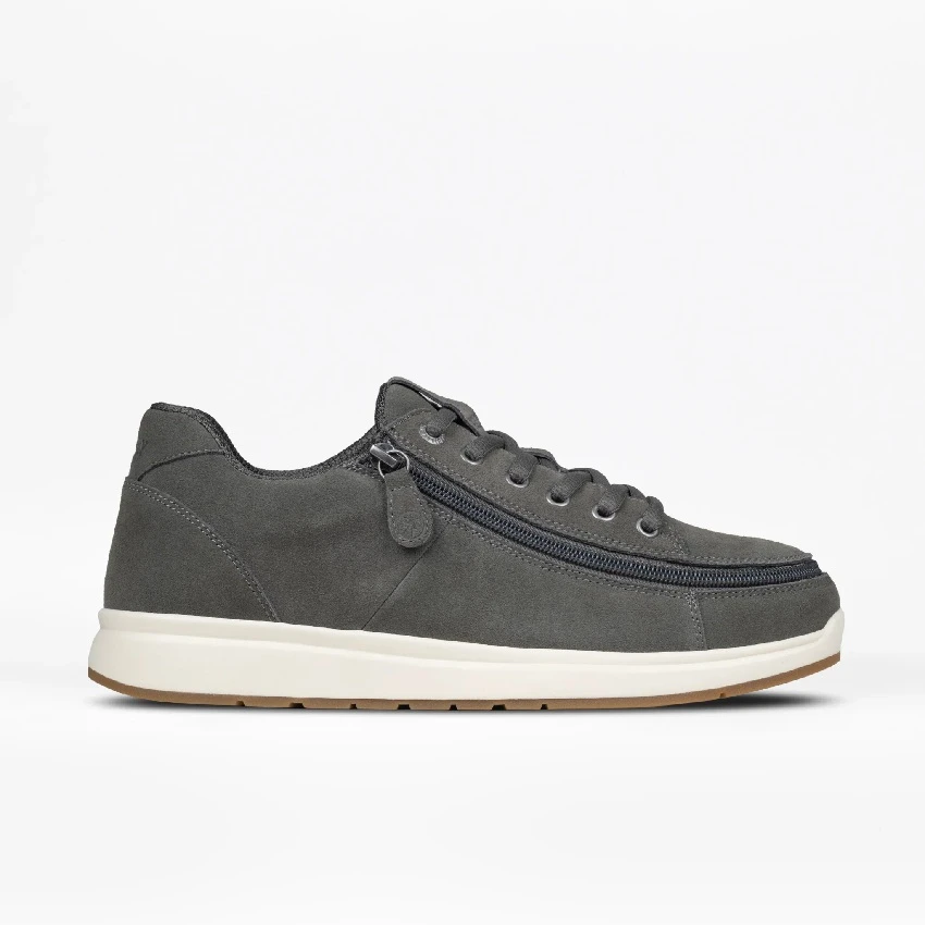 Men's Suede BILLY Comfort Plush Shoes_Charcoal