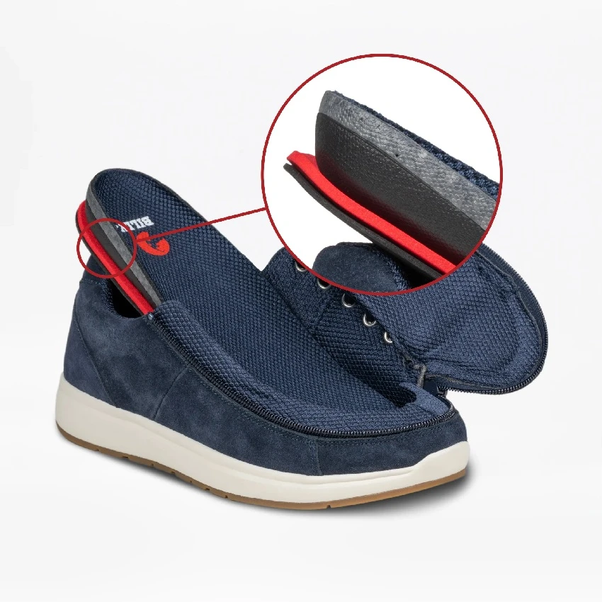 Adaptive Men's Leather BILLY Comfort Plush Shoes, by Billy Footwear Insole Cushion
