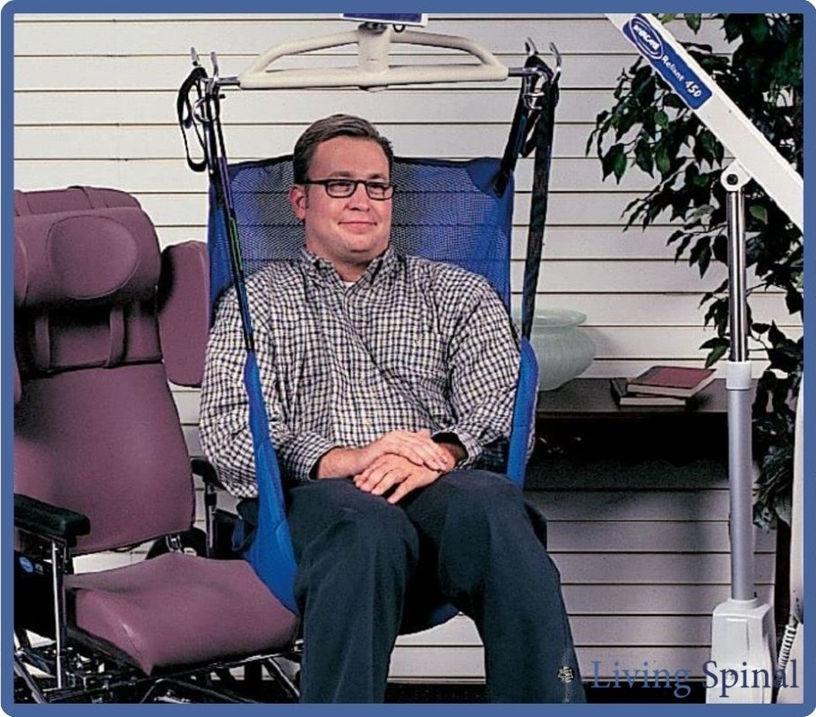Invacare Full Body Solid Fabric Lifestyle Photo Living Spinal