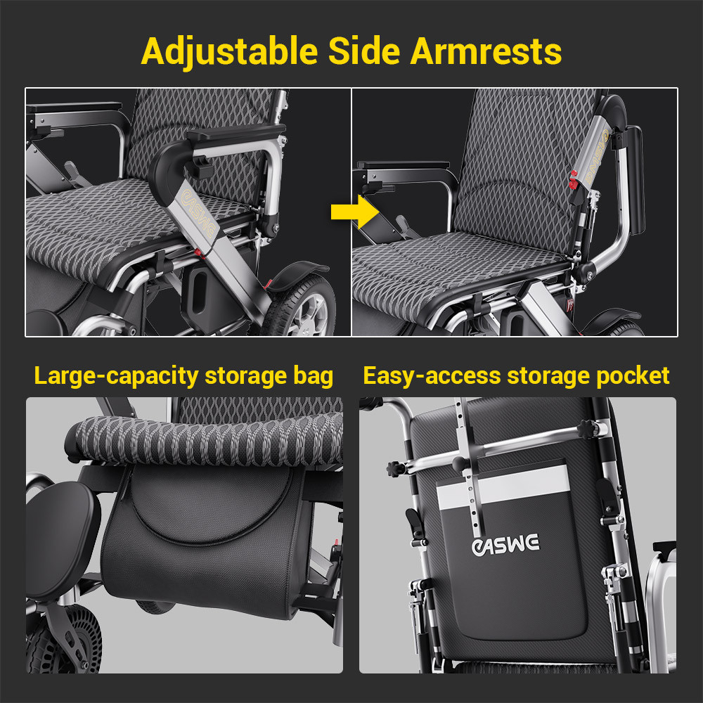 Easwe G10 Heavy Duty Electric Wheelchair Armrest