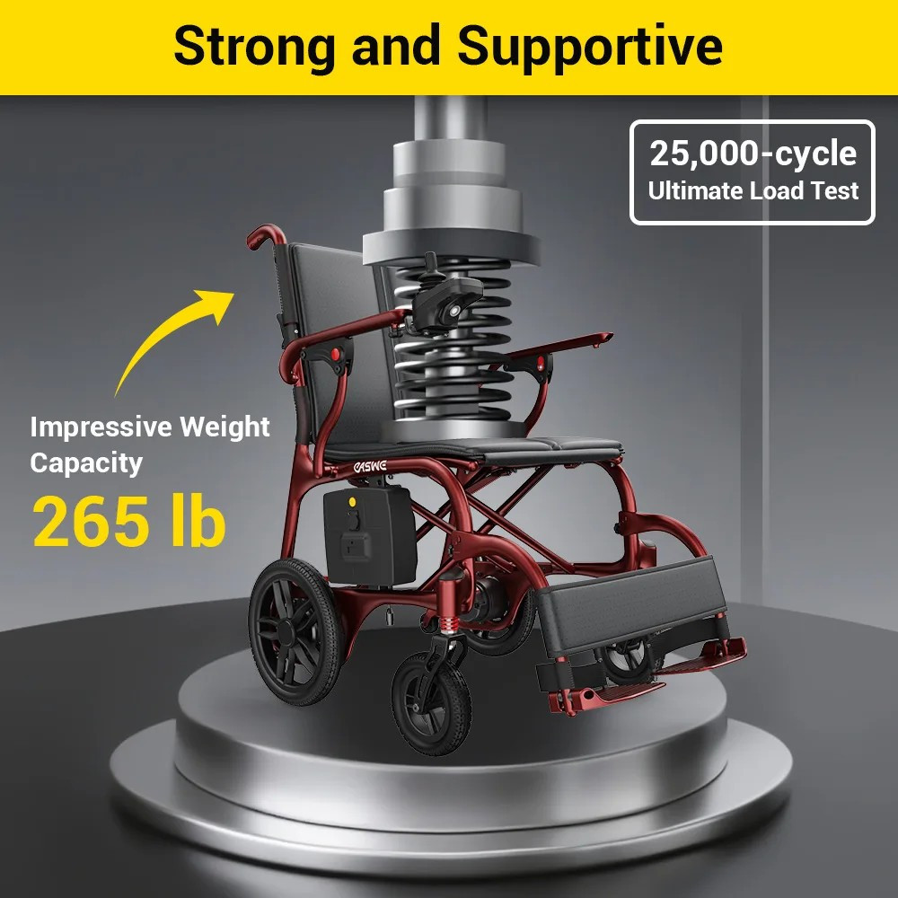 Easwe C30 Ultra Lightweight Carbon Fiber Electric Wheelchair Strong Support