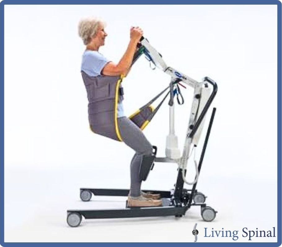 Invacare Premier Transfer Assist Sling When in use Living Spinal