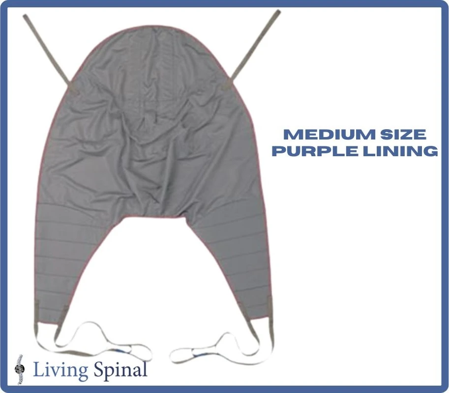 Invacare Premier Universal High Sling Medium Purple Living Spinal