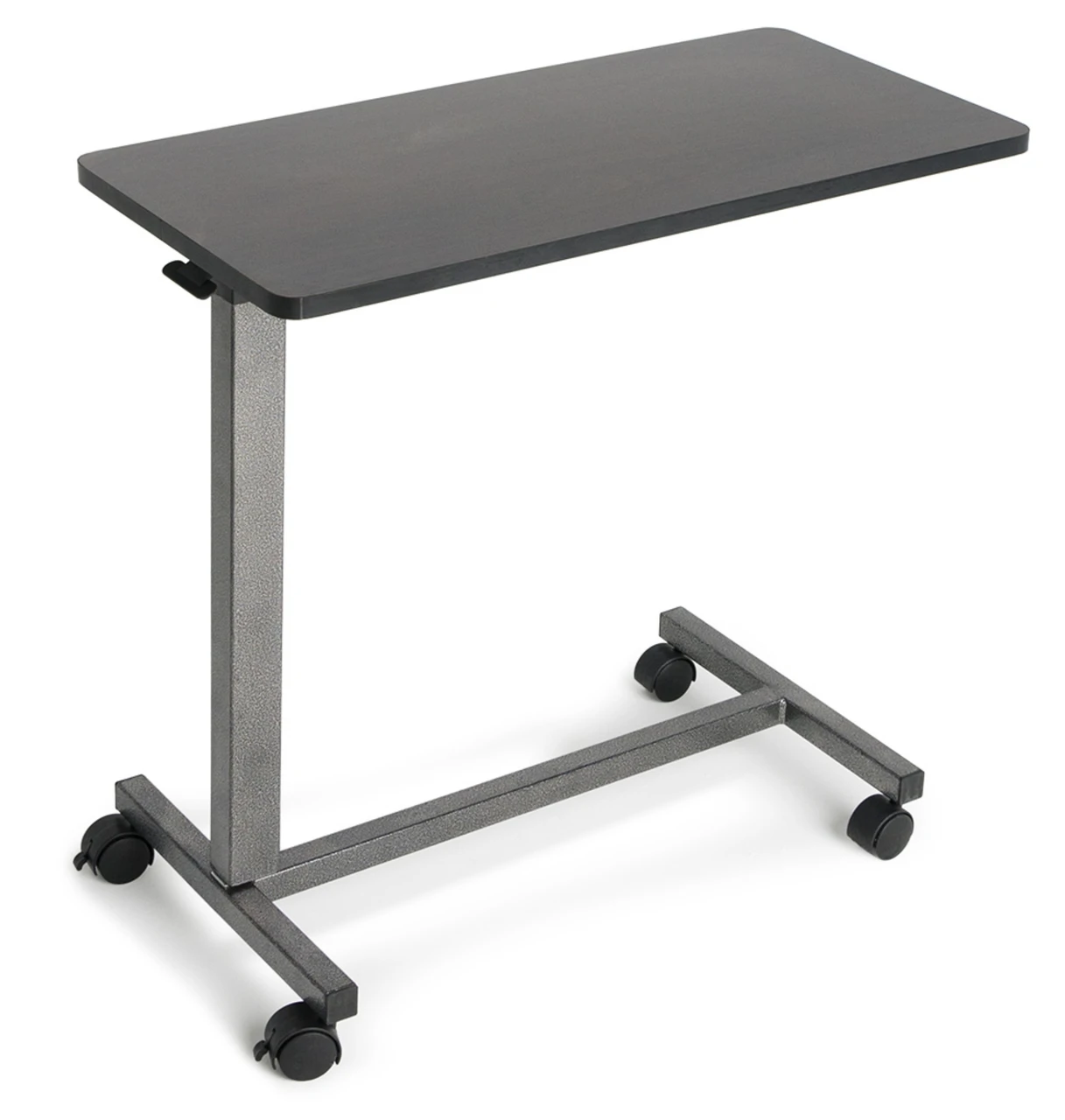 Lumex Everyday Overbed Table Non-Tilt Silver Vein