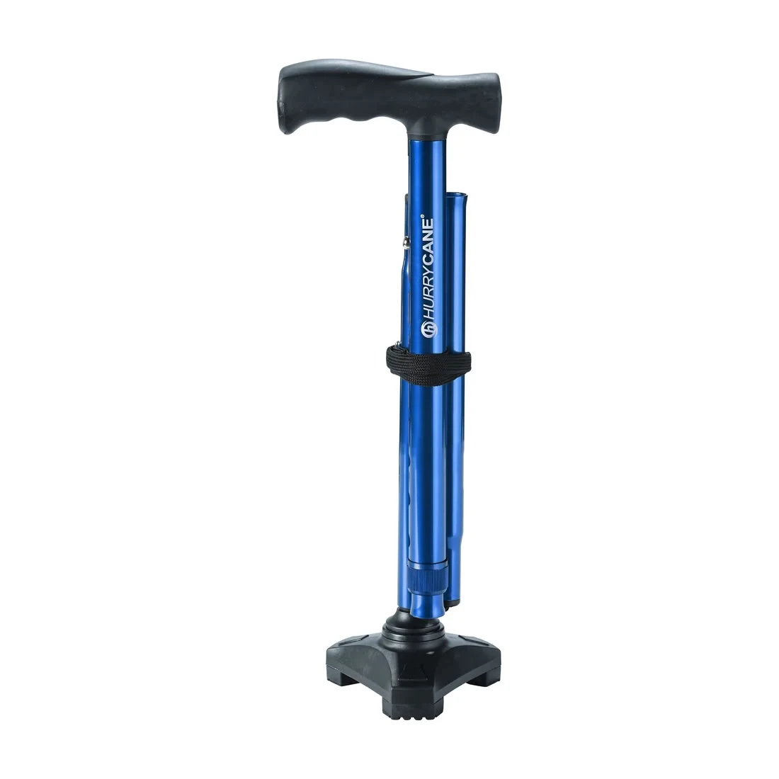 HurryCane Freedom Edition Blue Folded