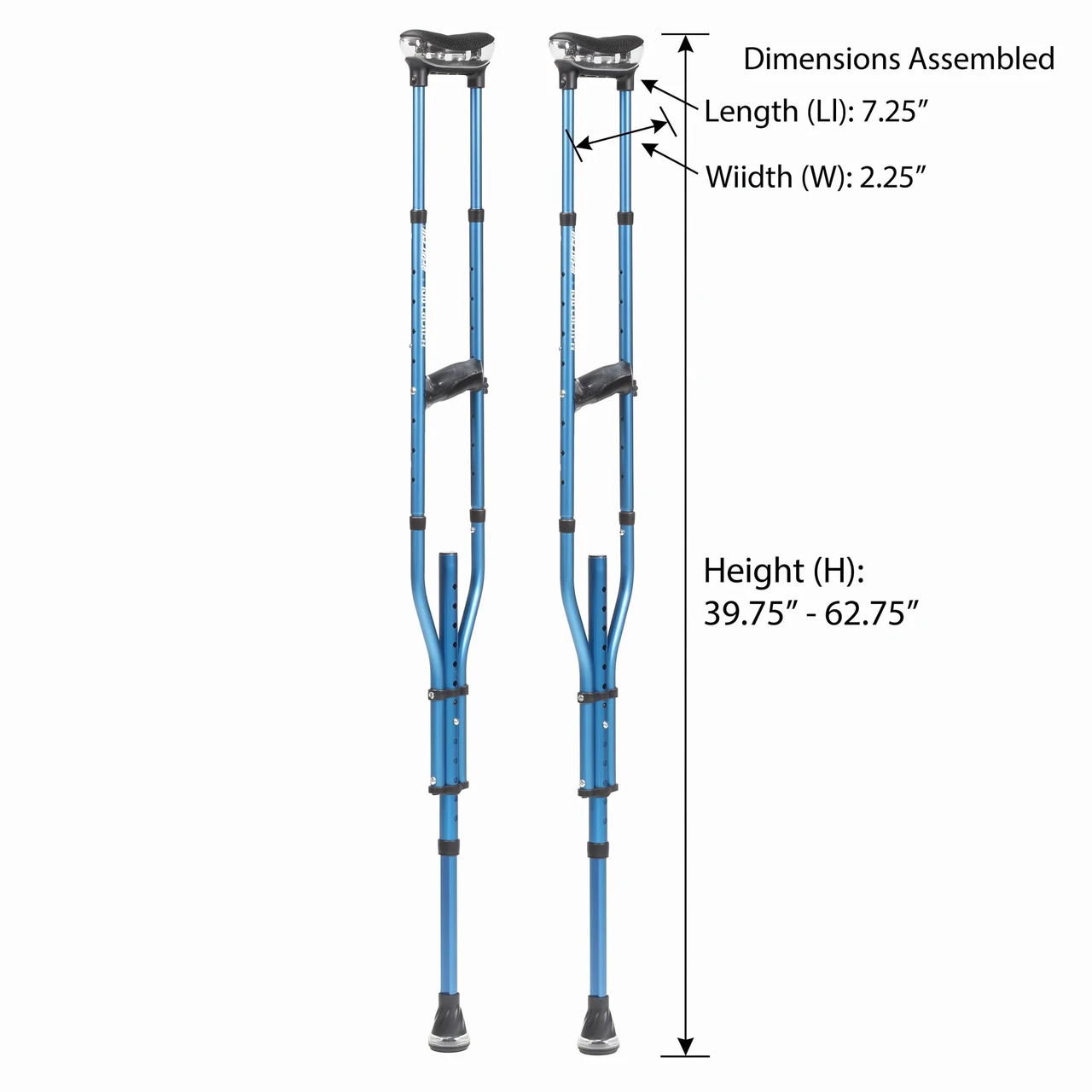 Air Crutch Dimensions