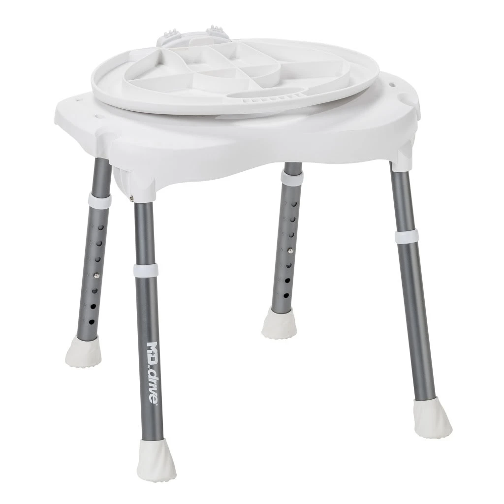 Folding Shower Chair Backrest Folded