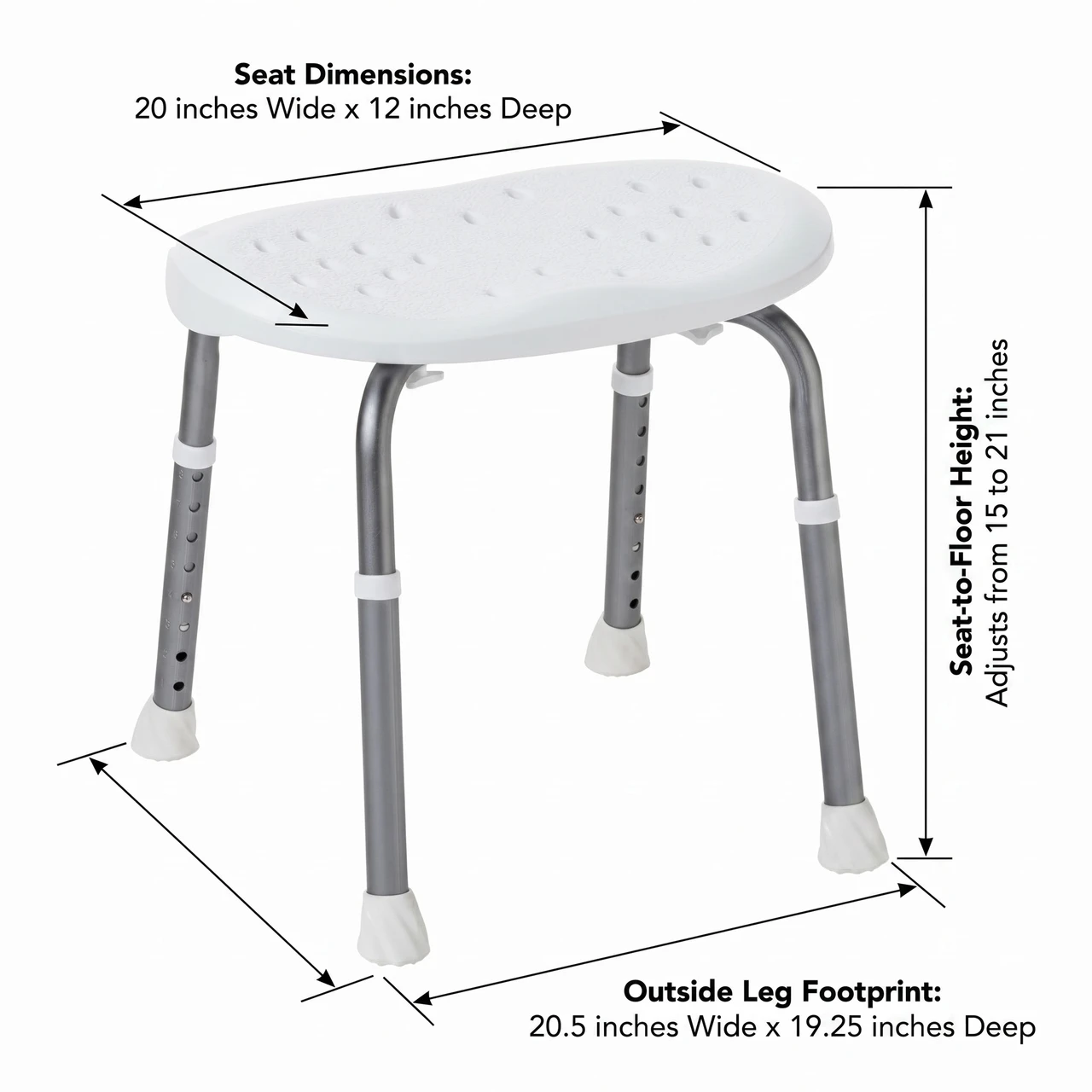 Shower Bench Dimensions