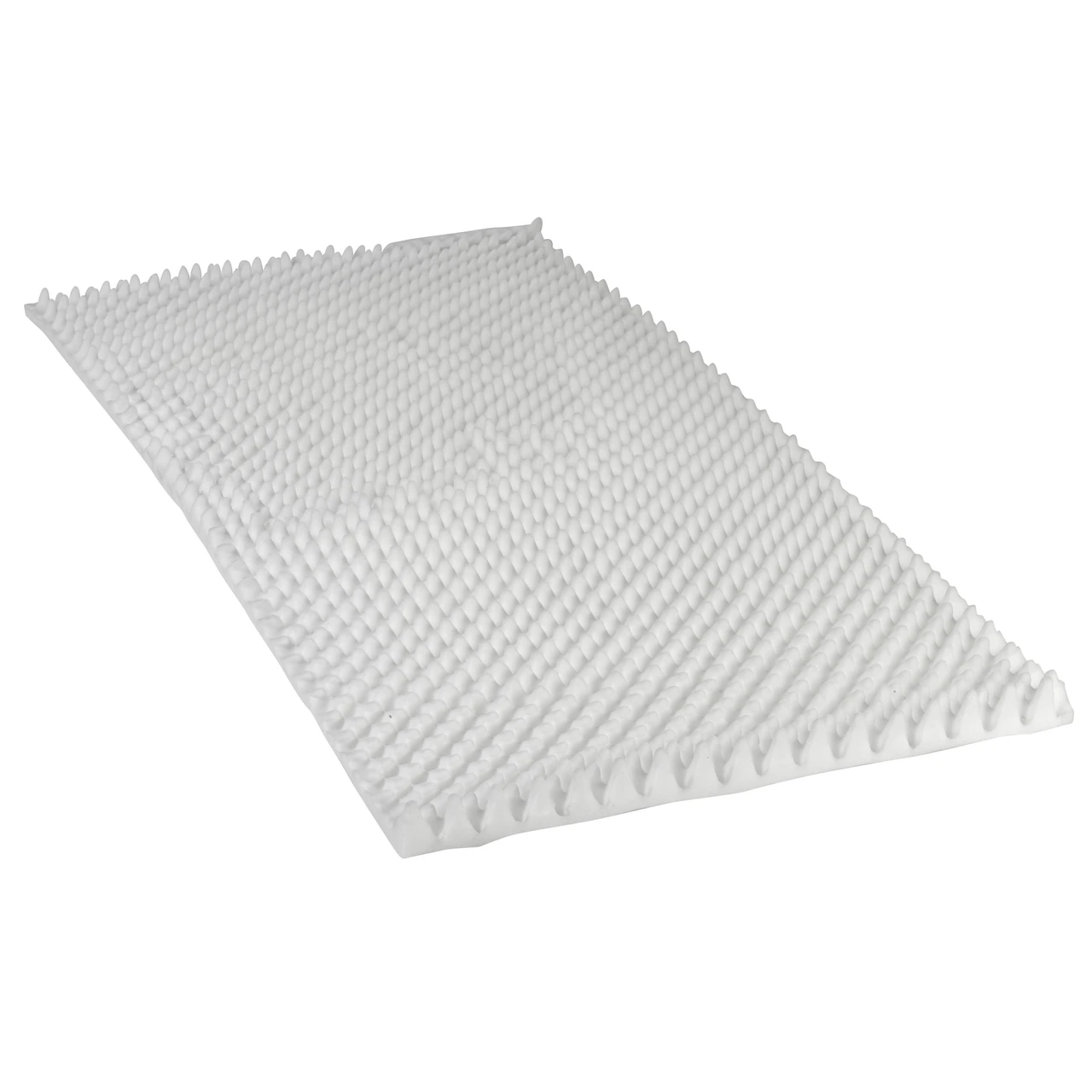 Convoluted Foam Bed Pad White