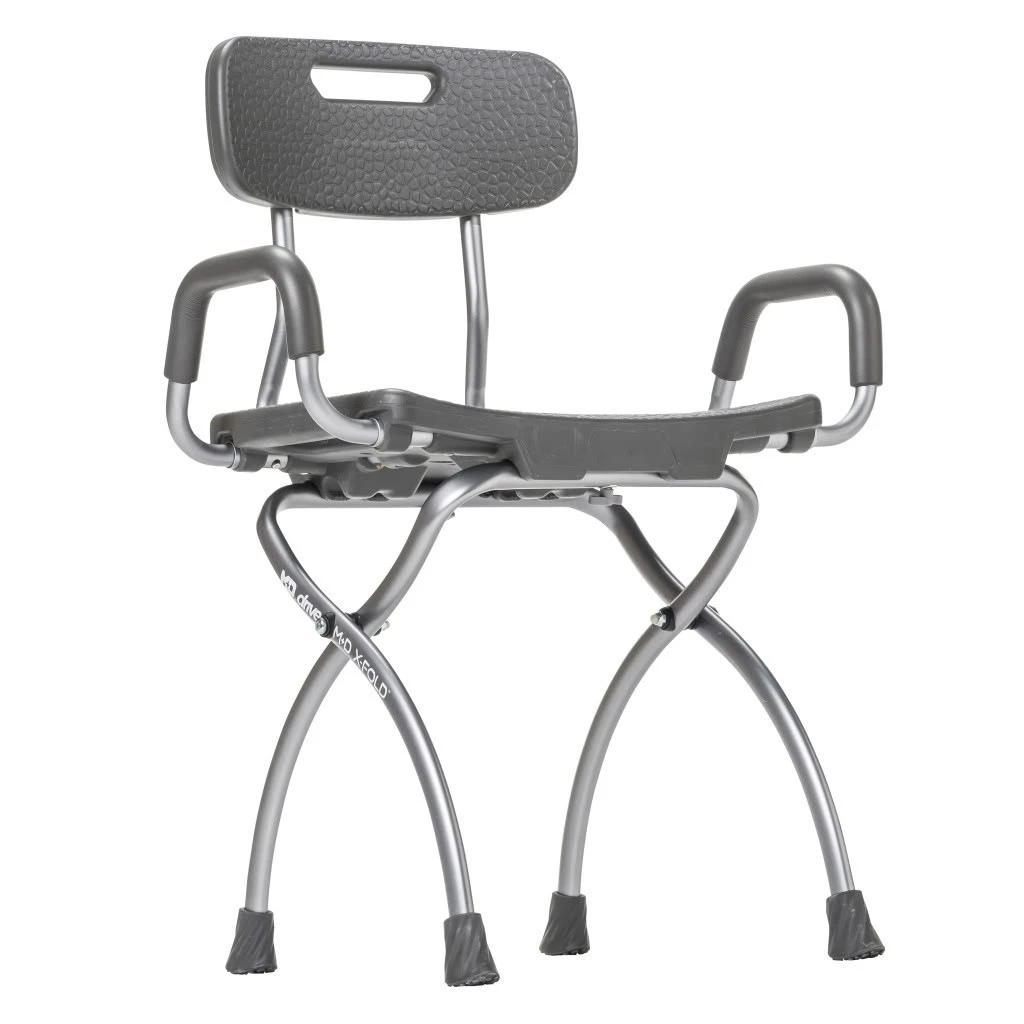 X-Fold Shower Chair Gray