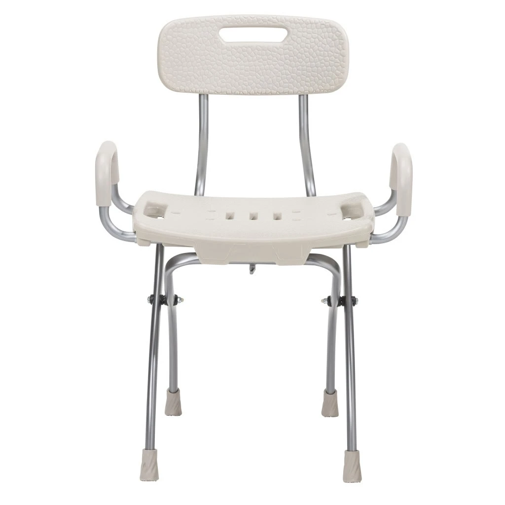 X-Fold Shower Chair Front Tan