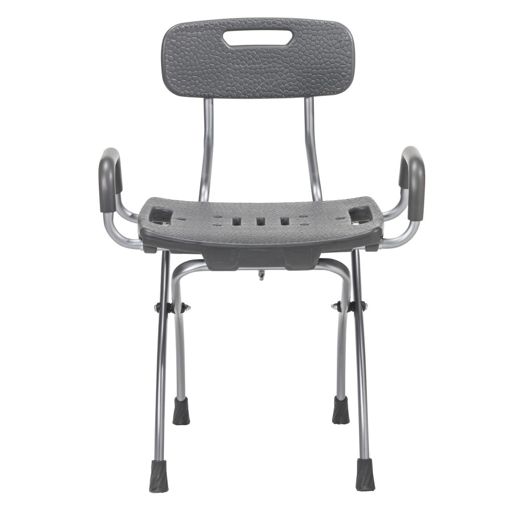 X-Fold Shower Chair Back Gray