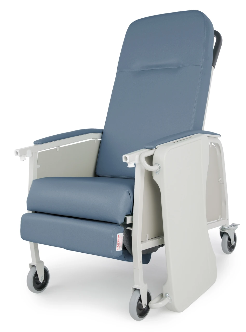 Lumex Three Position Recliner Blue Ridge Side View