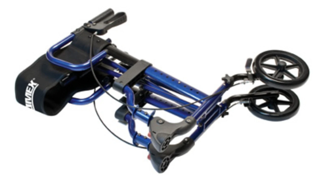 Lumex Hybrid LX Rollator Transport Chair Folded