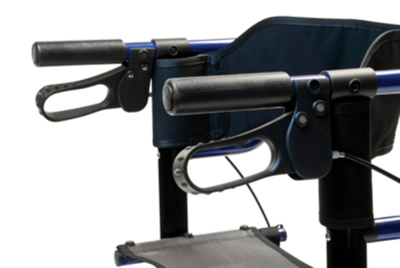 Lumex Hybrid LX Rollator Transport Chair Breaks