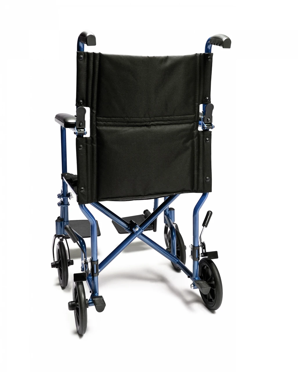Everest & Jennings Lightweight Aluminum Transport Chair Back View