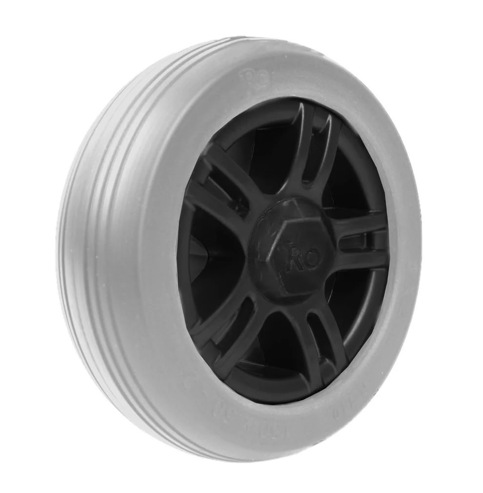 6.5 x 2" Rovi A3 & X3 Caster Wheel Assembly Grey