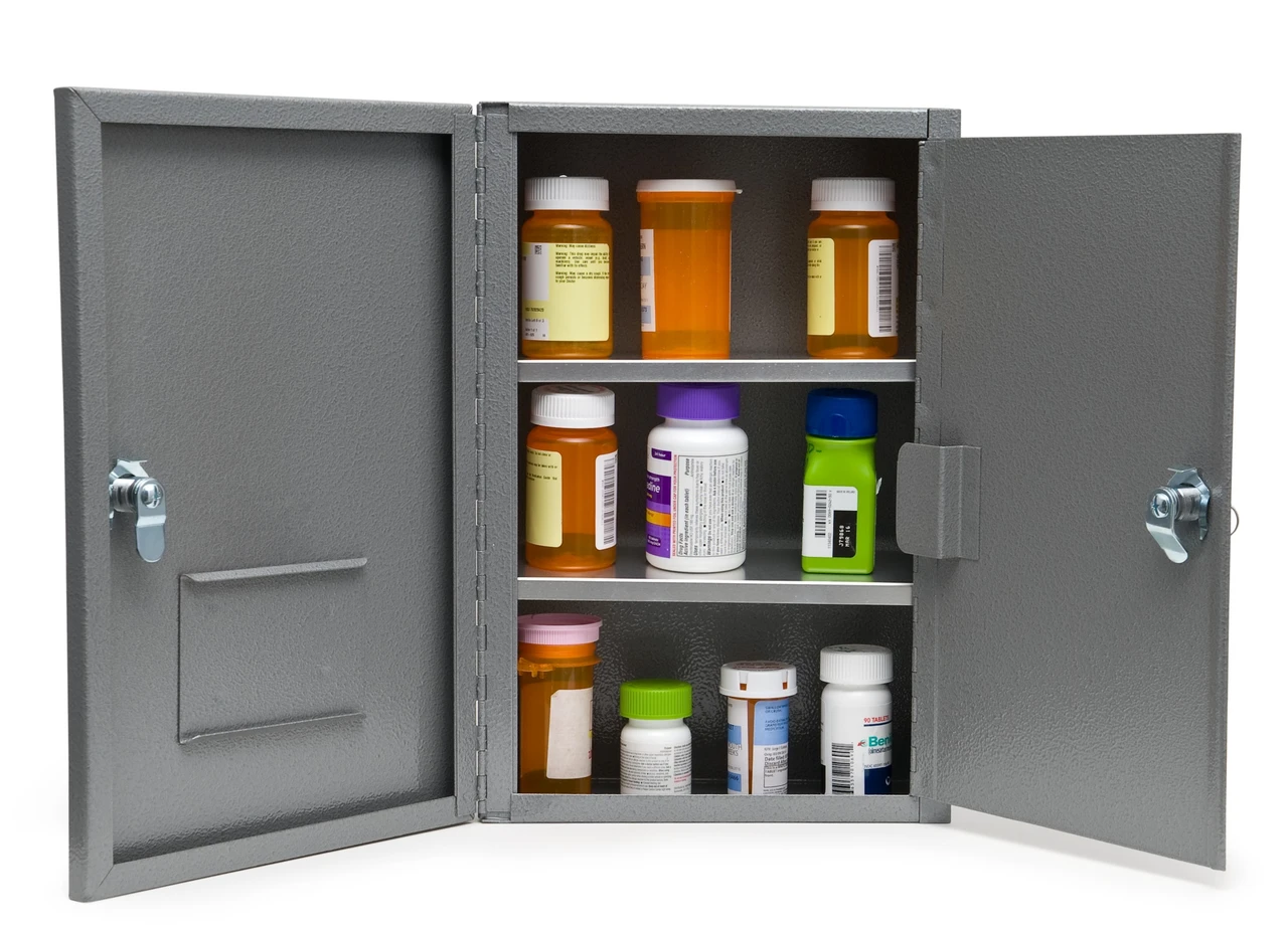 Grafco Narcotic Safe by Graham Field 3008 with Medicines