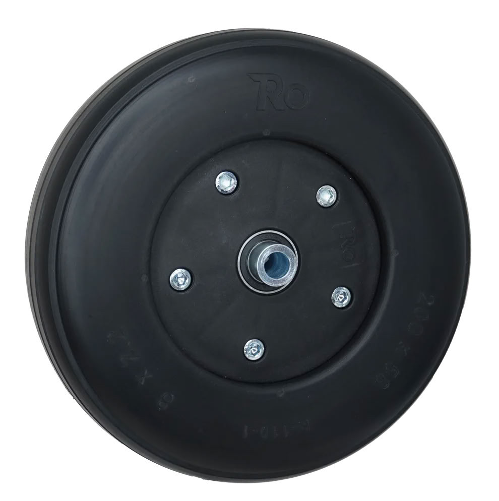 8x2.2" Caster Wheel Assembly Black