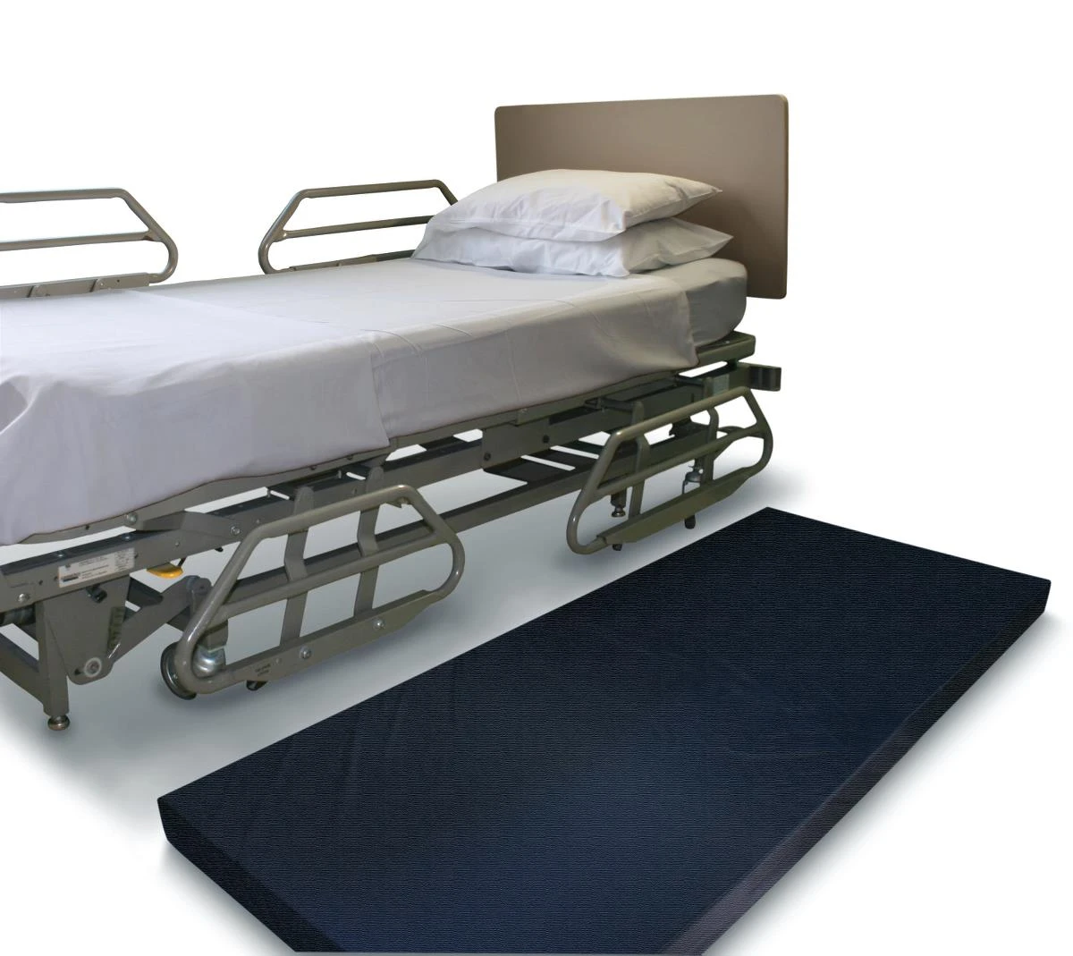 Medline Nonfolding Fall Mats On the floor 