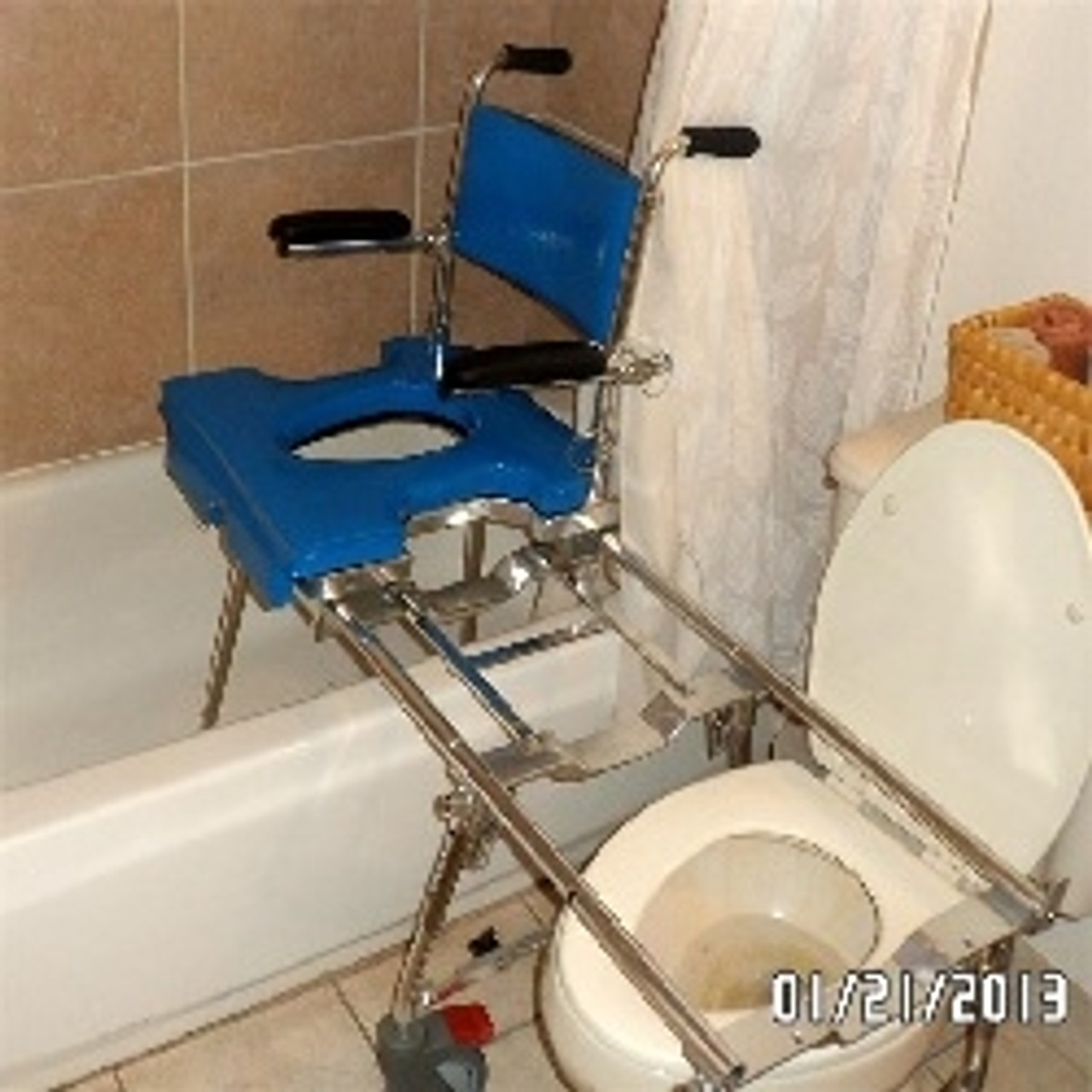 Go-Anywhere Commode, Shower, and Tub Chair