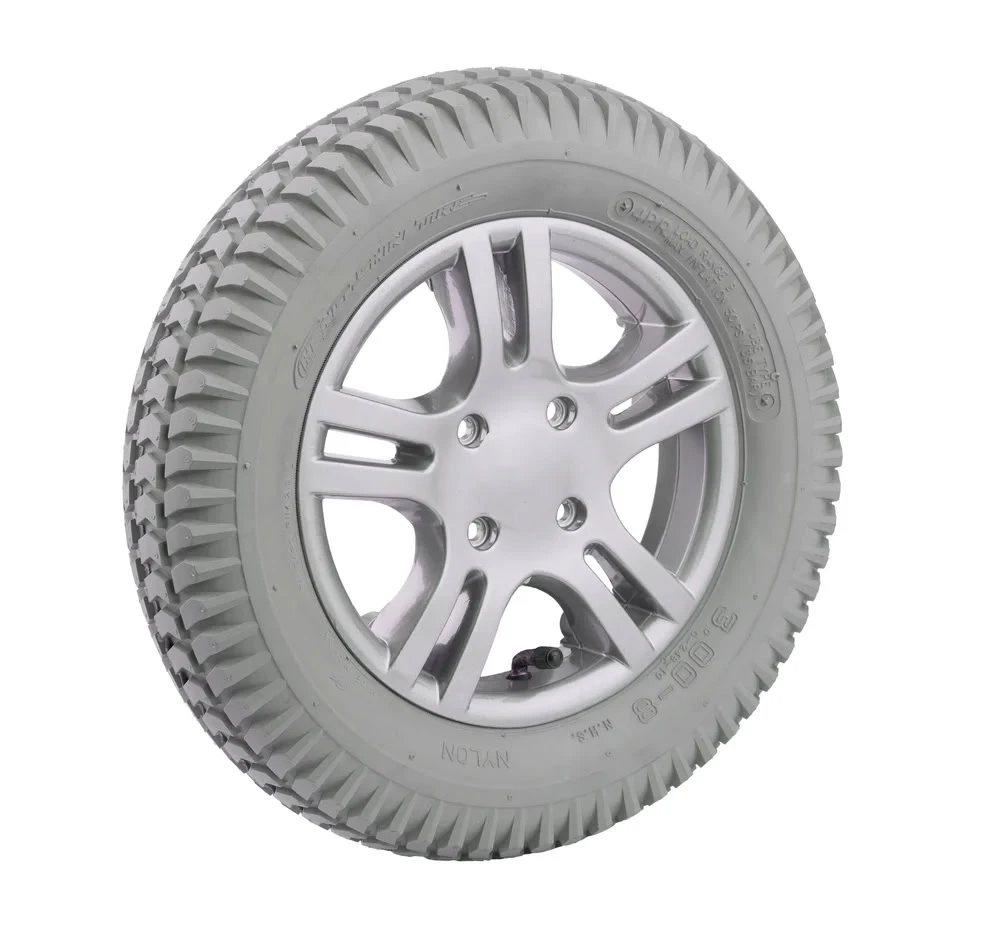 14x3" Complete Drive Wheel For Permobil Grey