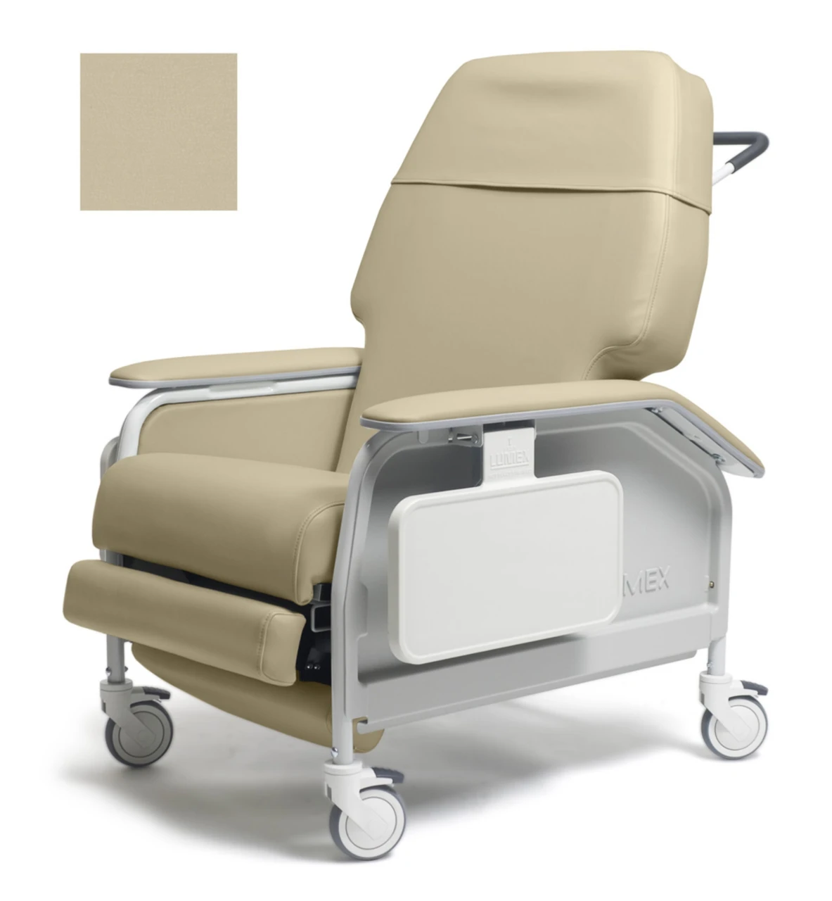 Lumex Extra Wide Clinical Care Recliner Warm Taupe